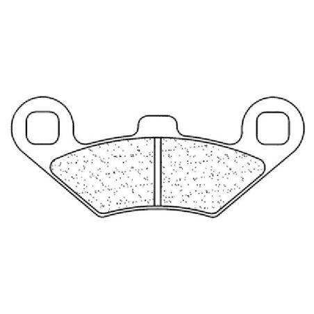 PASTIGLIA FRENO ANT. DX-SX CL BRAKES 2927ATV1 POLARIS Sportsman X2 / X2 EFI 500 07/09
