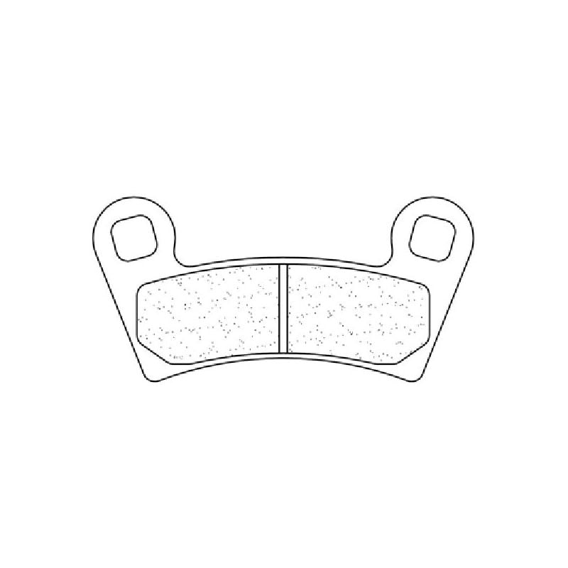 PASTIGLIA FRENO ANT. DX-SX CL BRAKES 1220ATV1 POLARIS Ranger RZR EFI 570 12/13