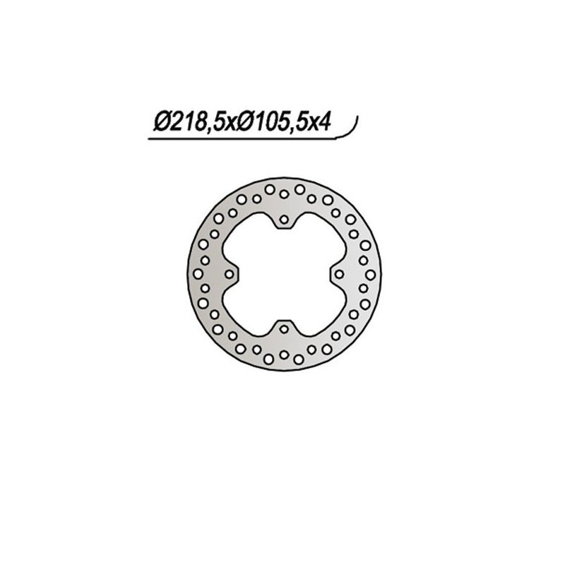 DISCO FRENO POST. NG 653 POLARIS Sportsman 700 01/02