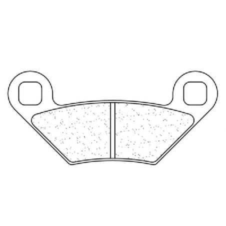 PASTIGLIA FRENO ANT. DX-SX CL BRAKES 1222ATV1 POLARIS Sportsman XP 850 09/13