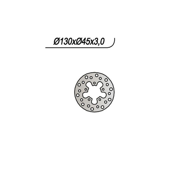 DISCO FRENO POST. NG 427 POLINI X 3 Senior 50 99/00
