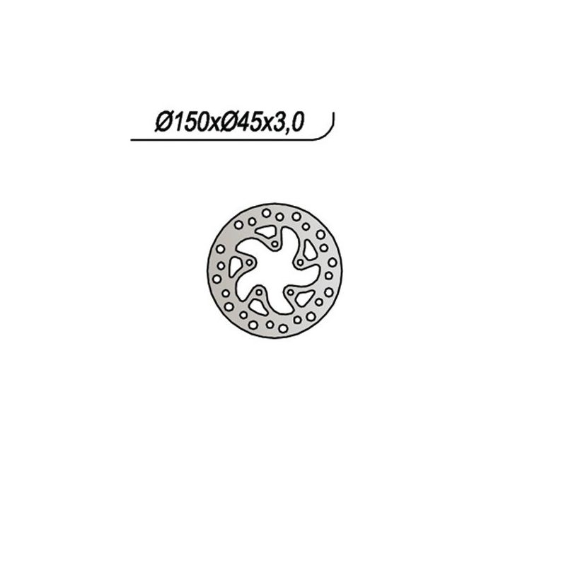 DISCO FRENO POST. NG 914 POLINI XP 4T Cross 110 06/06