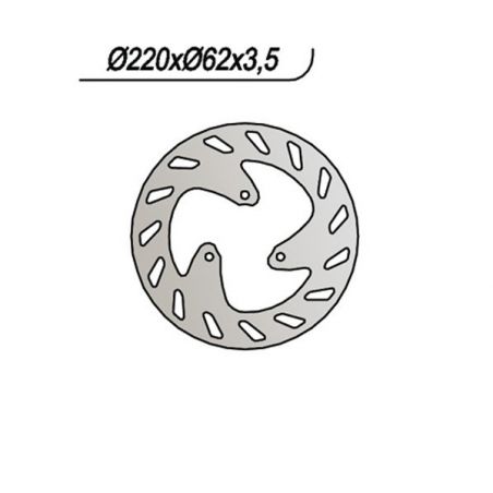 DISCO FRENO POST. NG 487 SHERCO Enduro, rear disc 3 holes 50 02/02
