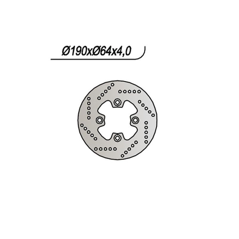 DISCO FRENO POST. NG 181 SUZUKI AY Katana Air/Lc 50 99/02