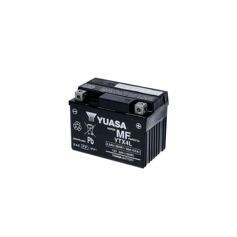 BATTERIA YUASA YTX4L-BS(WC) SUZUKI Sepia 50