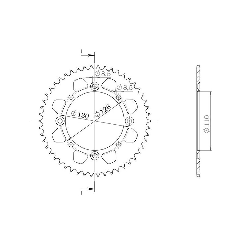 CORONA S AC P420-D47 SGR - SPROCKETS  SUZUKI RM 65 03/05