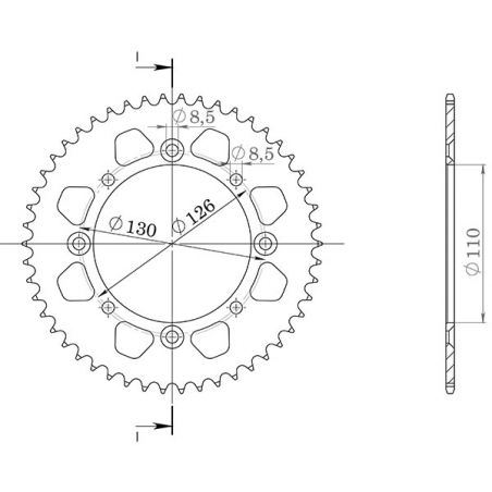CORONA S AL P420-D47 SGR - SPROCKETS  SUZUKI RM 65 03/05