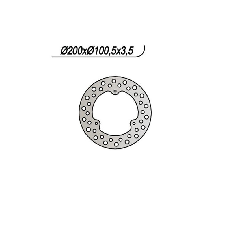 DISCO FRENO ANT. NG 754 SUZUKI RM RA 80 86/01