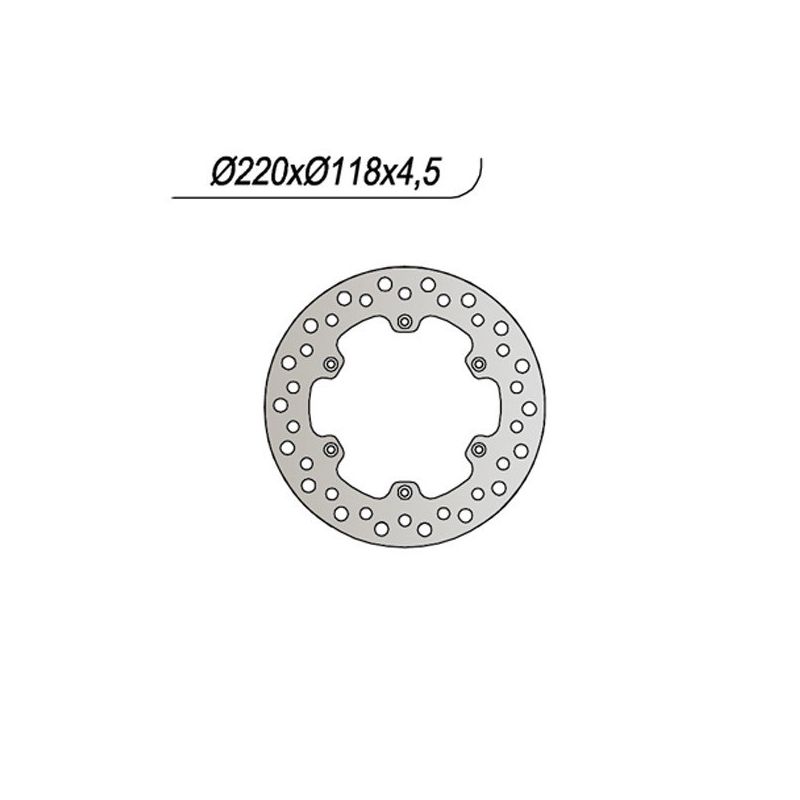 DISCO FRENO POST. NG 676 SUZUKI DR SM (CS111) 125 09/13