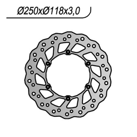 DISCO FRENO ANT. NG 675X SUZUKI RM 125 89/08