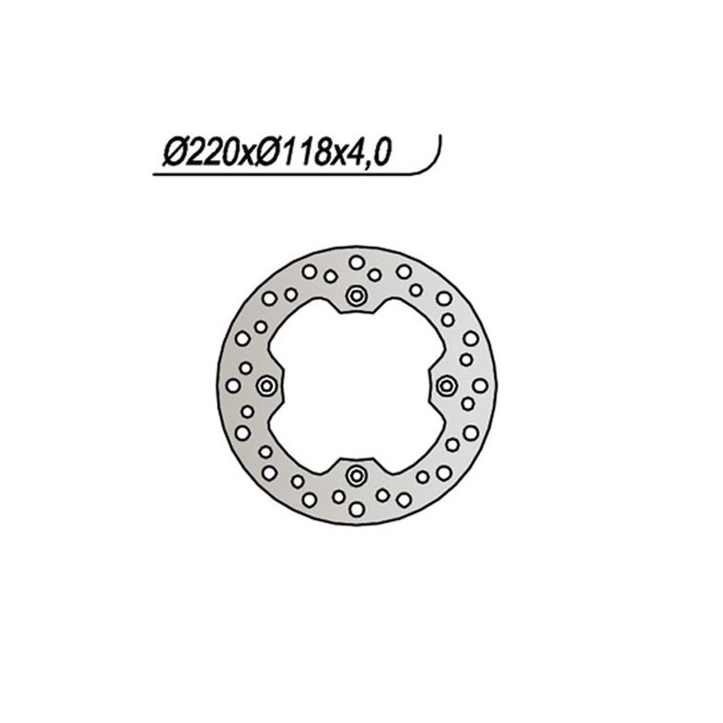 DISCO FRENO POST. NG 044 SUZUKI DR-Z 250 01/07