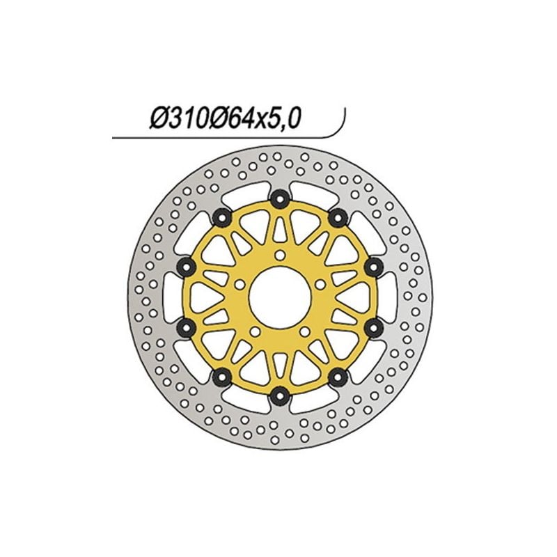 DISCO FRENO ANT. NG 120 SUZUKI GSF Bandit 250 92/96