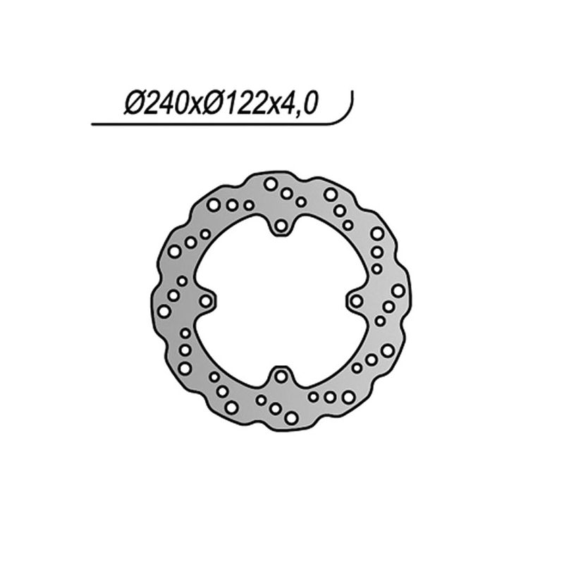 DISCO FRENO POST. NG 1049X SUZUKI RMZ 4T 250 07/22