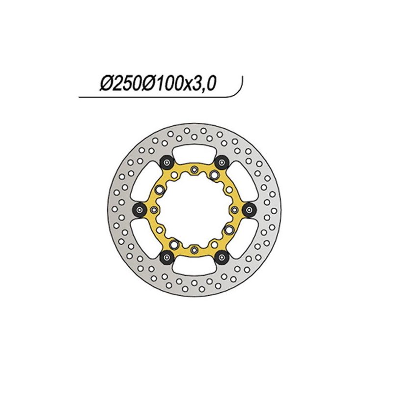 DISCO FRENO ANT. NG 137 SUZUKI RMZ 4T 250 04/06