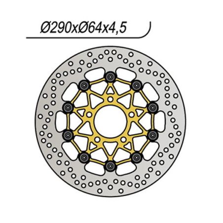 DISCO FRENO ANT. DX-SX NG 239 SUZUKI RF (GK78A) 400 93/97