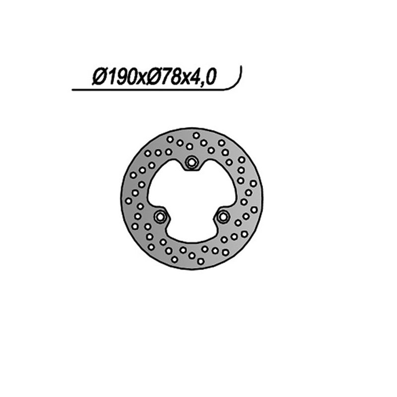 DISCO FRENO POST. NG 1019 SUZUKI LT R Quadracer 450 06/10