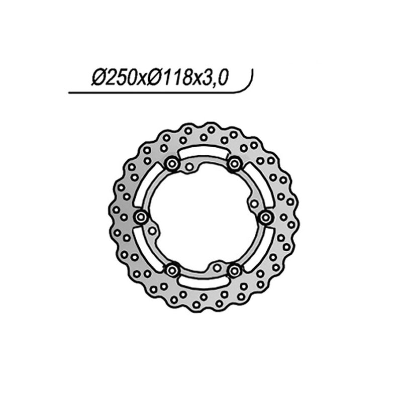 DISCO FRENO ANT. NG 1048X SUZUKI RMX 4T 450 10/17