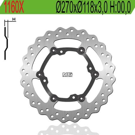 DISCO FRENO ANT. X Ø270 NG 1160X SUZUKI RMX 4T 450 10/17