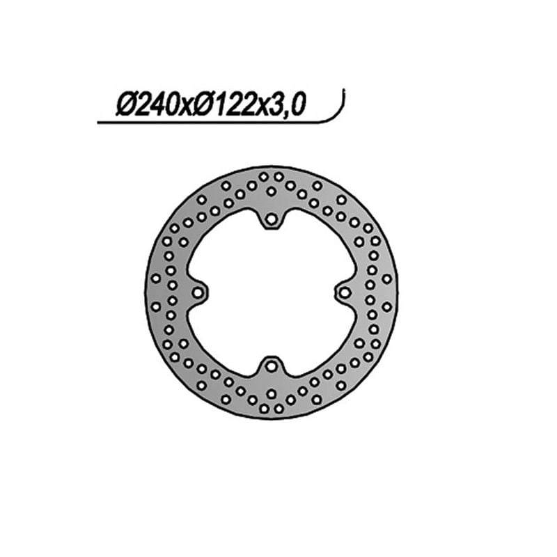 DISCO FRENO POST. NG 1049 SUZUKI RMZ 4T 450 18/22