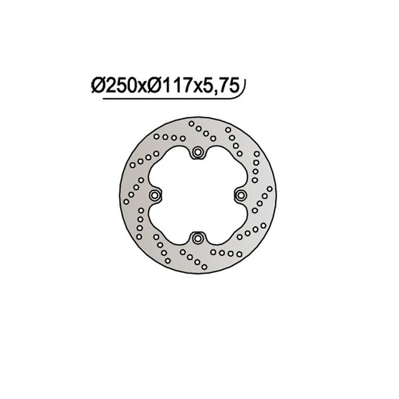 DISCO FRENO POST. NG 1065 SUZUKI AN Burgman 650 02/03
