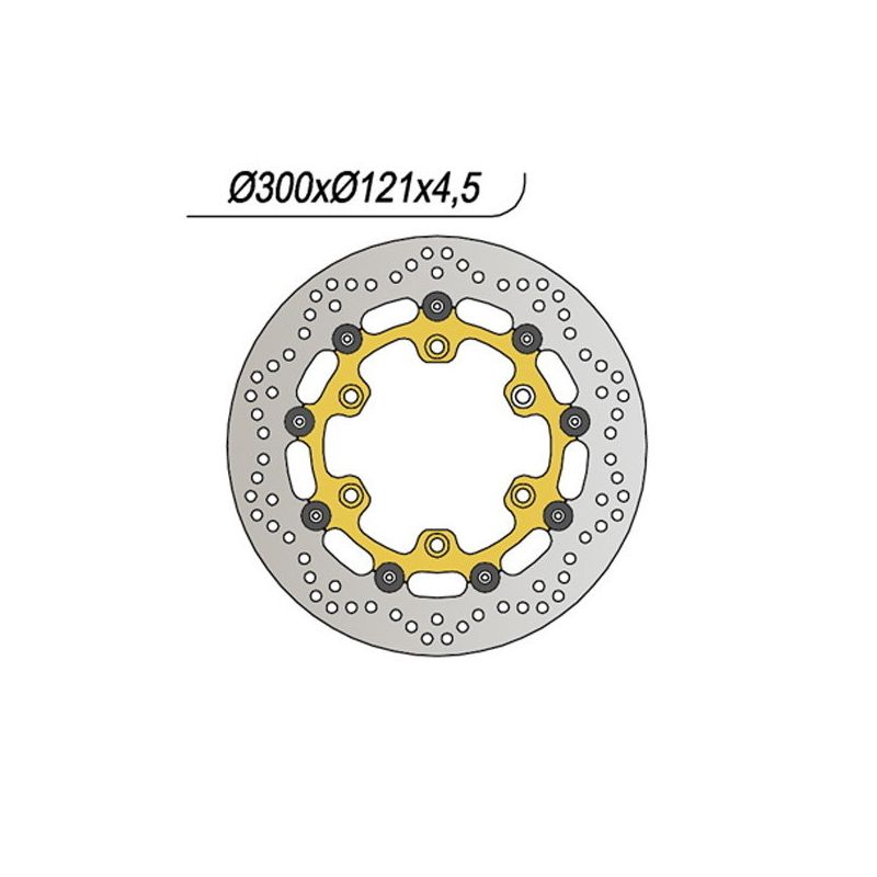 DISCO FRENO ANT. NG 673 SUZUKI XF Freewind 650 97/01