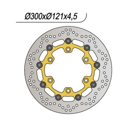 DISCO FRENO ANT. NG 673 SUZUKI XF Freewind 650 97/01