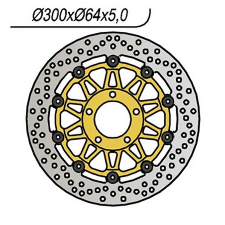 DISCO FRENO ANT. DX-SX NG 1159 SUZUKI GSX 750 98/02