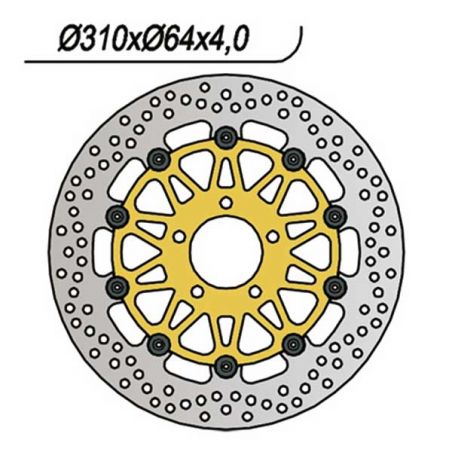 DISCO FRENO ANT. DX-SX NG 124 SUZUKI GSX R SP (R) 750 94/94