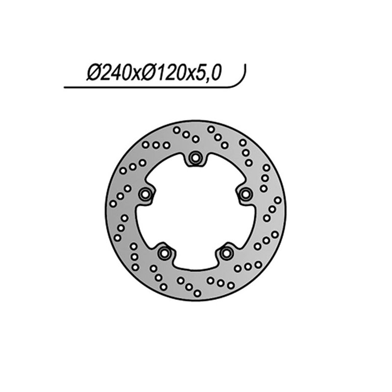 DISCO FRENO POST. NG 1174 SUZUKI GSX S/SK ABS (USA) 750 15/16