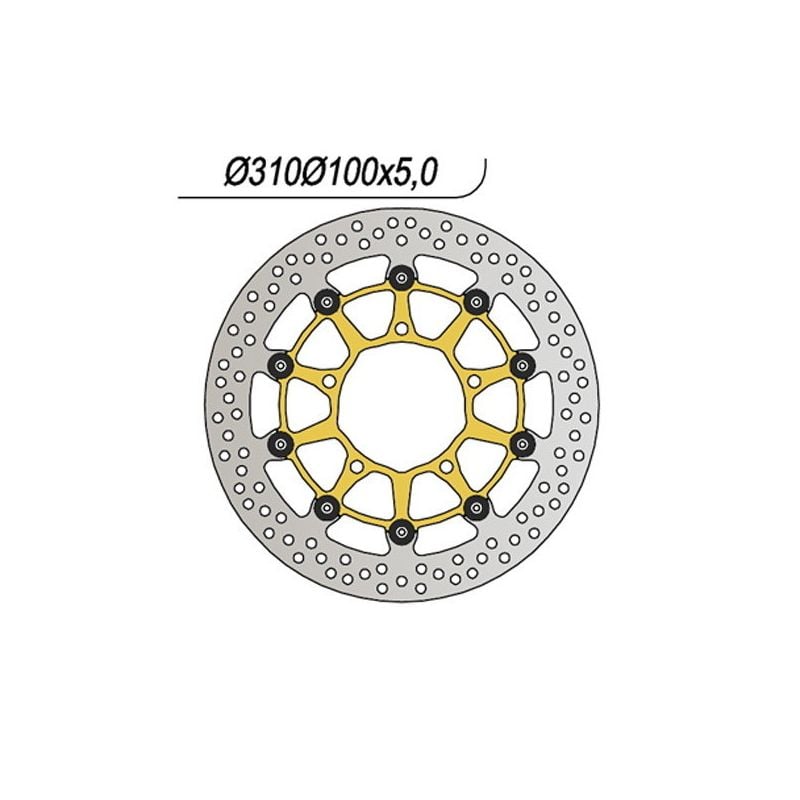 DISCO FRENO ANT. DX-SX NG 1041 SUZUKI GSX R (K5/K6) 1000 05/06