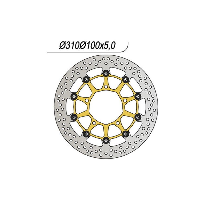 DISCO FRENO ANT. DX-SX NG 1041 SUZUKI VZR M R Intruder 1800 06/12