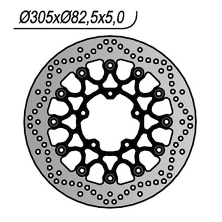 DISCO FRENO ANT. NG 1253 TRIUMPH Tiger XRX / Low 800 18/20