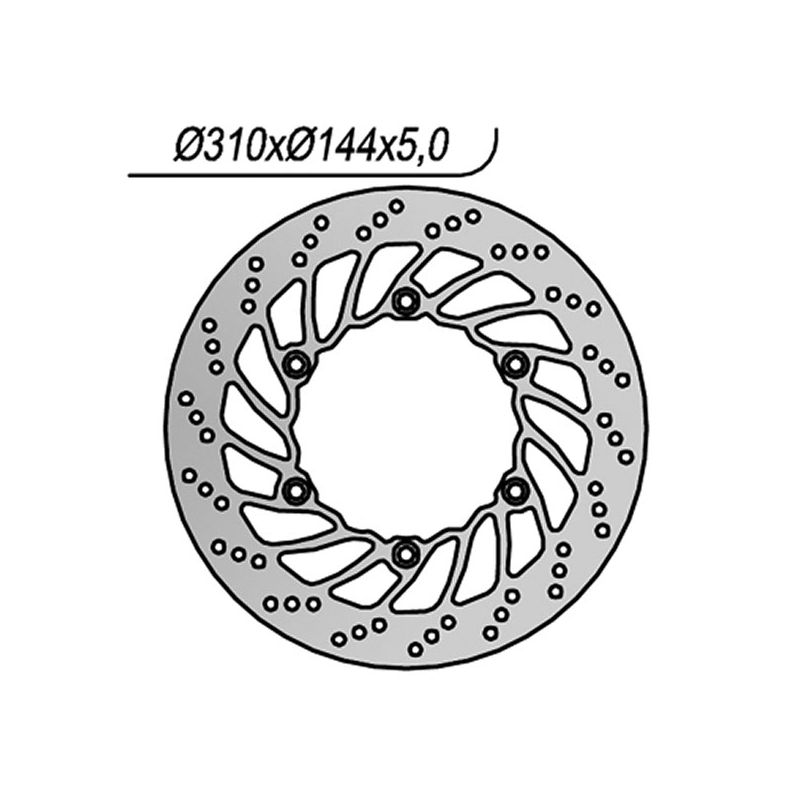 DISCO FRENO ANT. NG 1163 TRIUMPH Scrambler 865 06/09