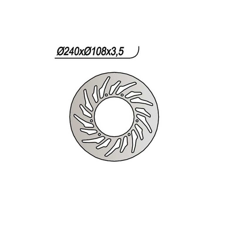 DISCO FRENO ANT. NG 837 YAMAHA DT R (13C) 50 07/13