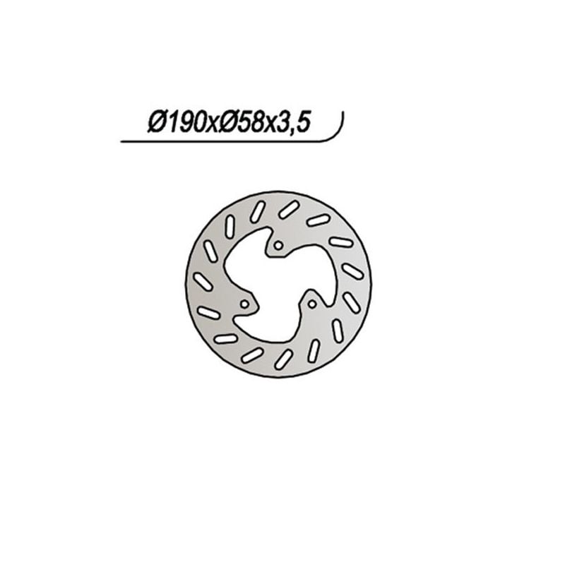 DISCO FRENO ANT. NG 023 YAMAHA EW Slider 50 00/02