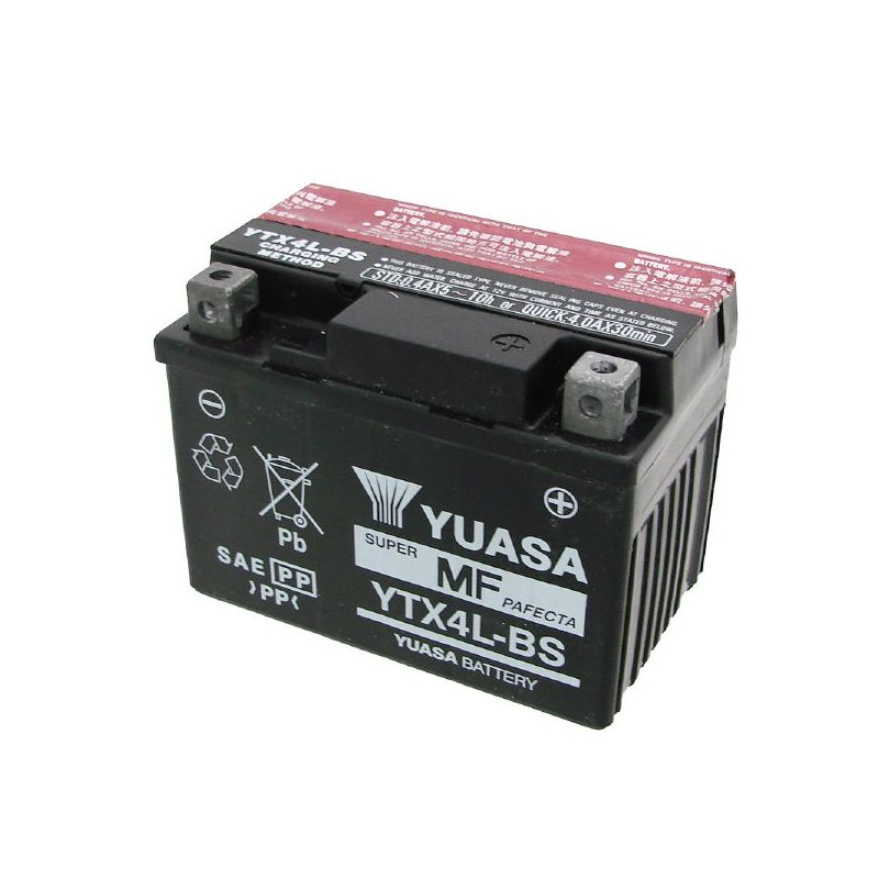 BATTERIA YUASA YTX4L-BS YAMAHA YA R Axis S/T 50 95/96