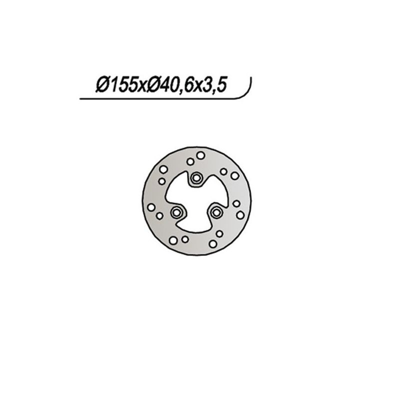 DISCO FRENO ANT. NG 406 YAMAHA YM Breeze 50 94/95