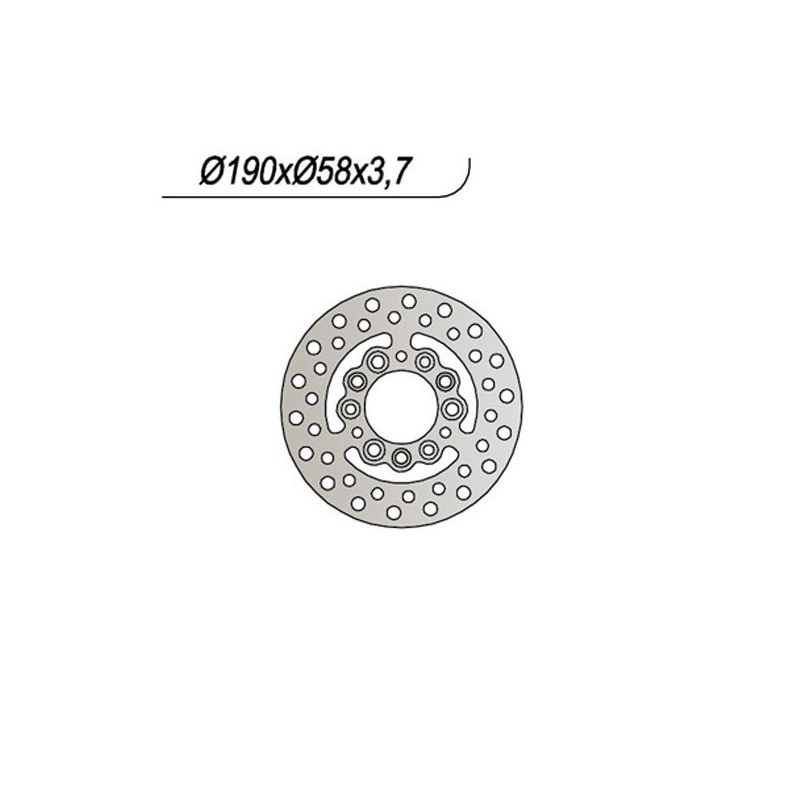 DISCO FRENO ANT. NG 1022 YAMAHA YN F Neo's 4T 50 09/21