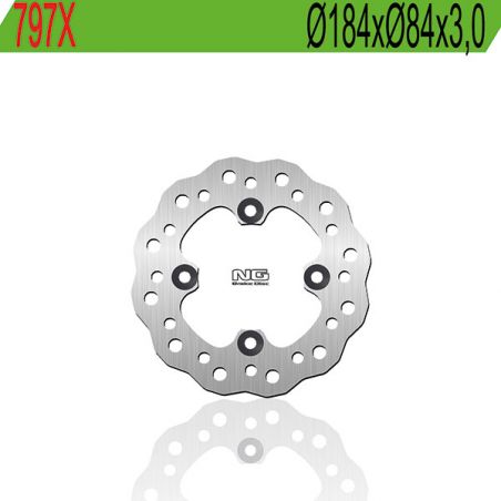 DISCO FRENO ANT. NG 797X YAMAHA YZ 17/14 RB (2JF/2VF/3MK1/3MM1/3ML2/3ML3/3ML4/4GT1/4GT3/4GT5/4GT7/4GT9/4GTB/4GTD/4ES9) 80 86/92
