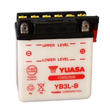 BATTERIA YUASA YB3L-B YAMAHA DT (AT2/1G0) 125 79/81