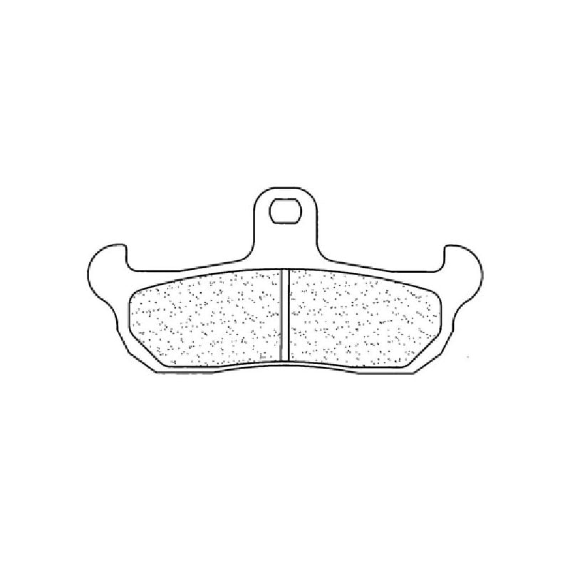 PASTIGLIA FRENO ANT. CL BRAKES 2400MX10 YAMAHA DT Italia 125 86/87