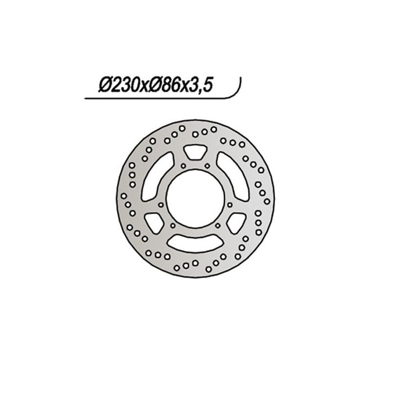 DISCO FRENO ANT. NG 390 YAMAHA DT RE (1D0/1D04) 125 04/06