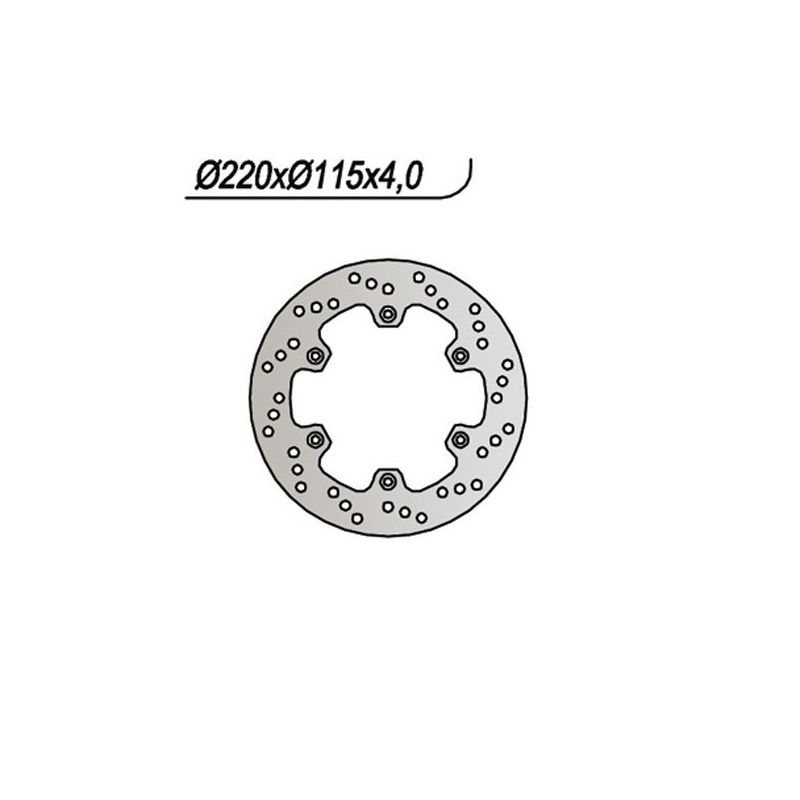 DISCO FRENO POST. NG 422 YAMAHA DT X Supermotard (2C81/2C82) 125 05/06