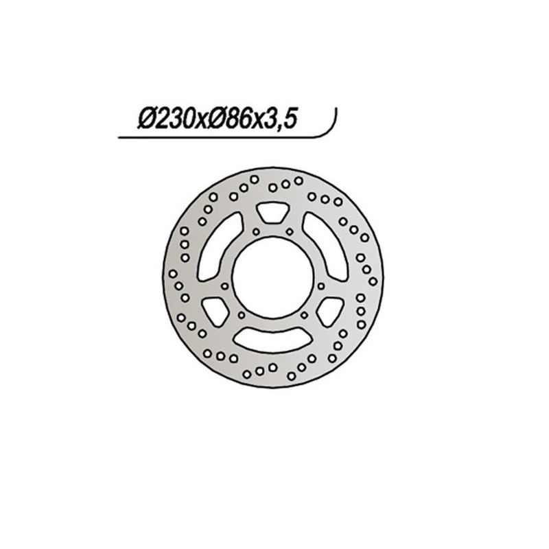 DISCO FRENO ANT. NG 390 YAMAHA YZ 125 88/89