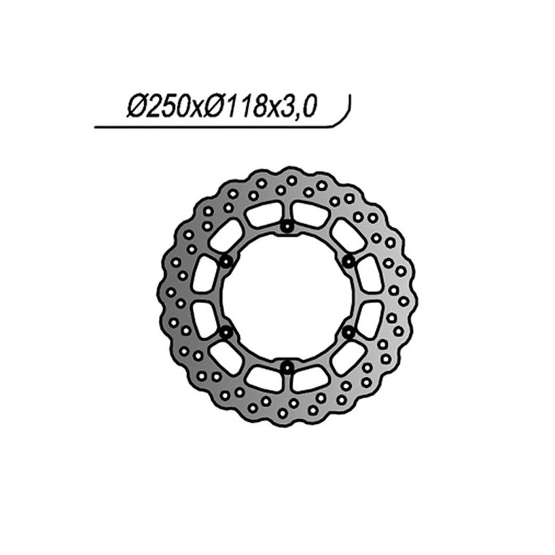 DISCO FRENO ANT. NG 320X YAMAHA YZ 125 01/16
