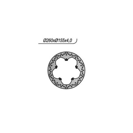 DISCO FRENO ANT. NG 1202 YAMAHA YZF R 50TH 125 12/12