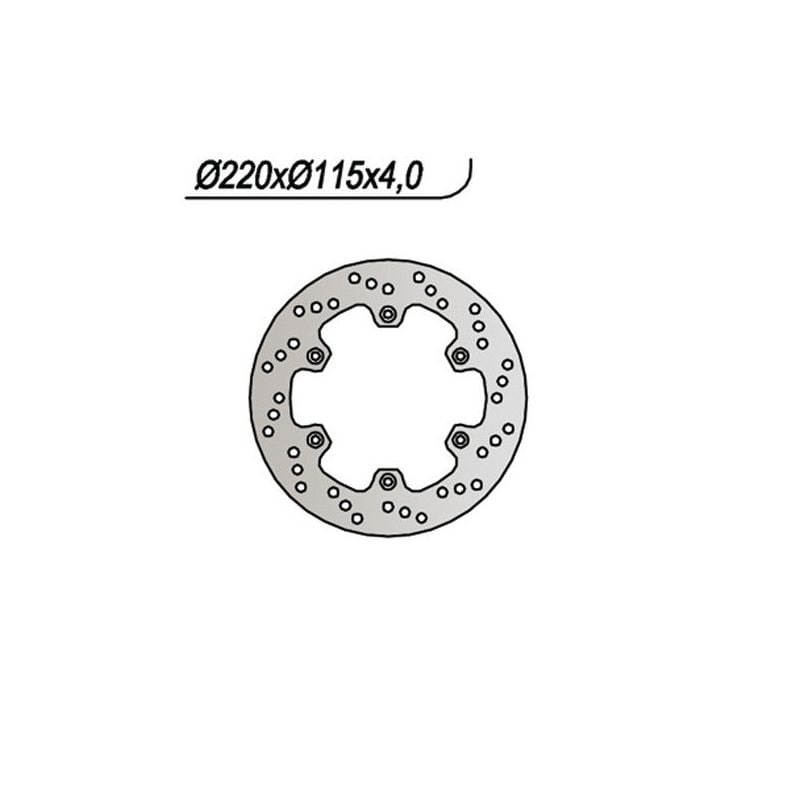DISCO FRENO POST. NG 422 YAMAHA TT R 250 93/03