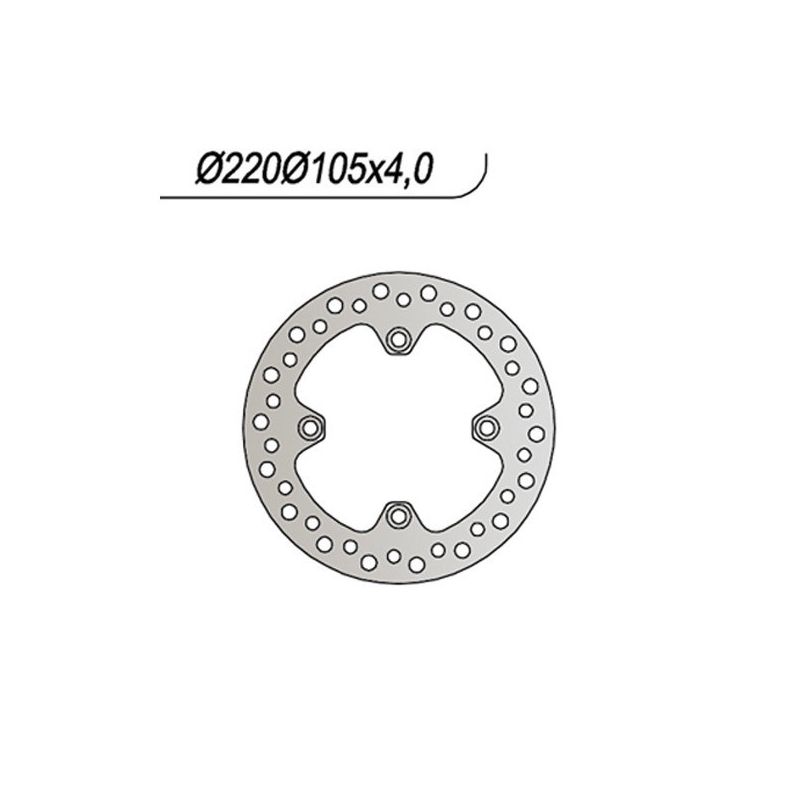 DISCO FRENO POST. NG 043 HONDA XR R 400 96/04