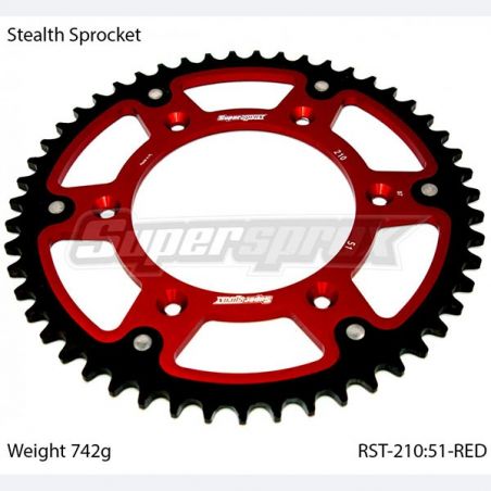 CORONA S STEALTH P520-D51 RED SUPERSPROX RST-210:51 HONDA CRF X (PE06) 450 05/17
