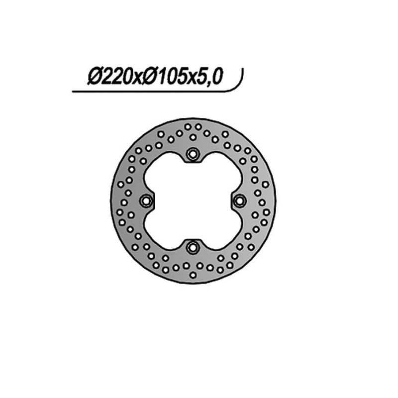 DISCO FRENO POST. NG 101 HONDA CBR FS/FR Sport (FS1/2/FR2)(PC35G) 600 01/02